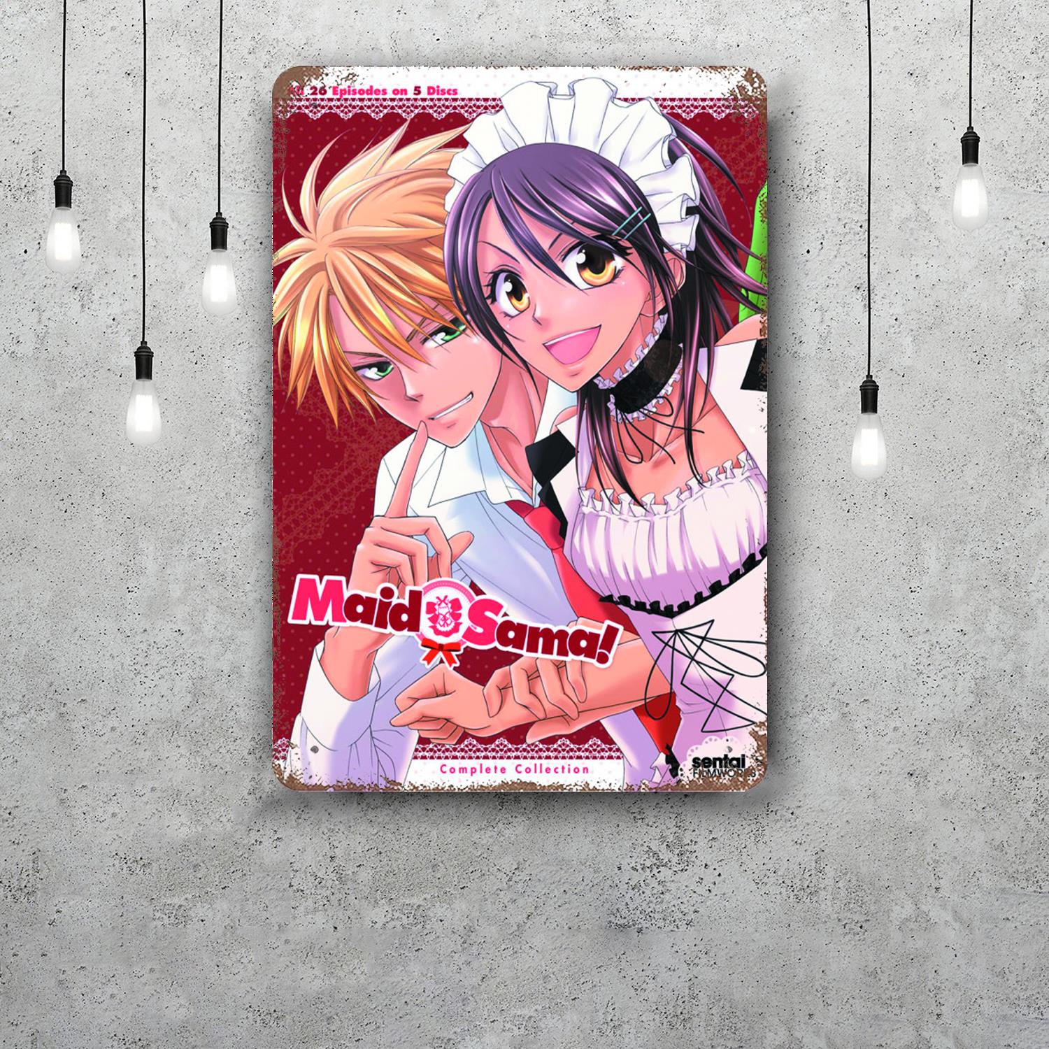 

maid sama Decor Poster Vintage Tin Sign Metal Sign Decorative Plaque for Pub Bar Man Cave Club Wall Decoration 20x30cm（7.8x11.8inch）