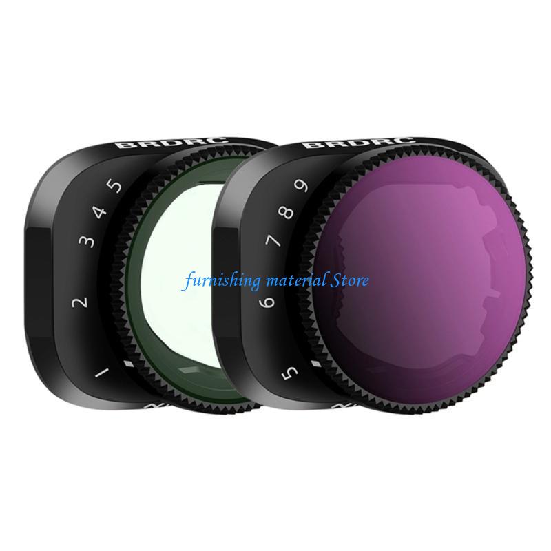 Y5GD Variable ND Lens Filters 2-5 Stops / 5-9 Stops Screen Protector Optical Glass Filter for Mini 3 Accessory