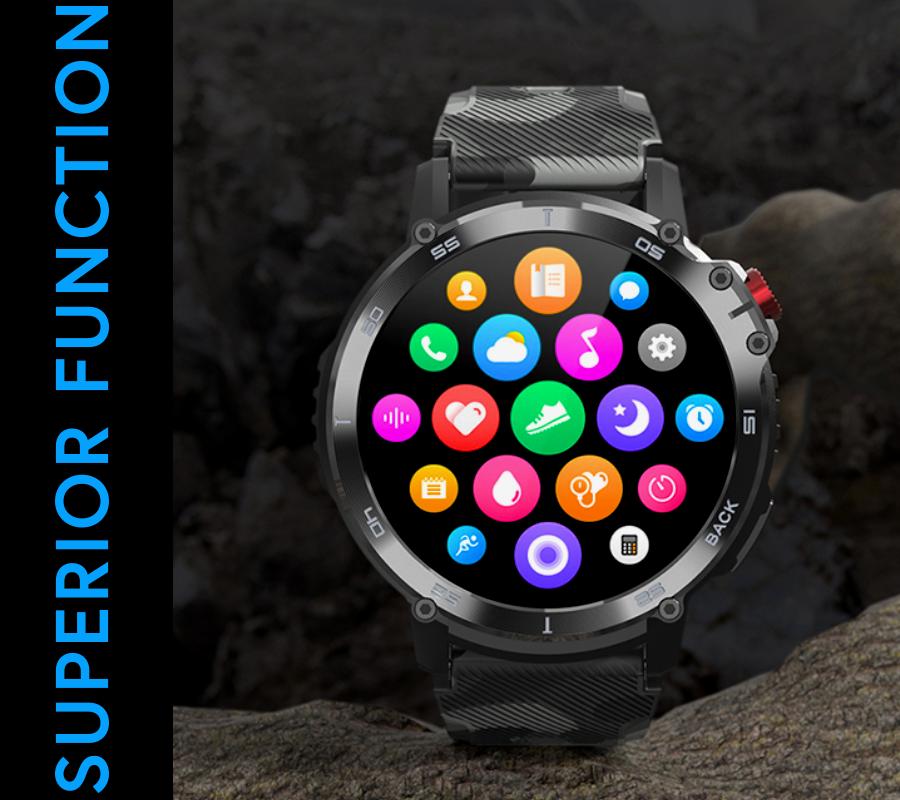 Smartwatch Rubicon Rncf08 Srebrny