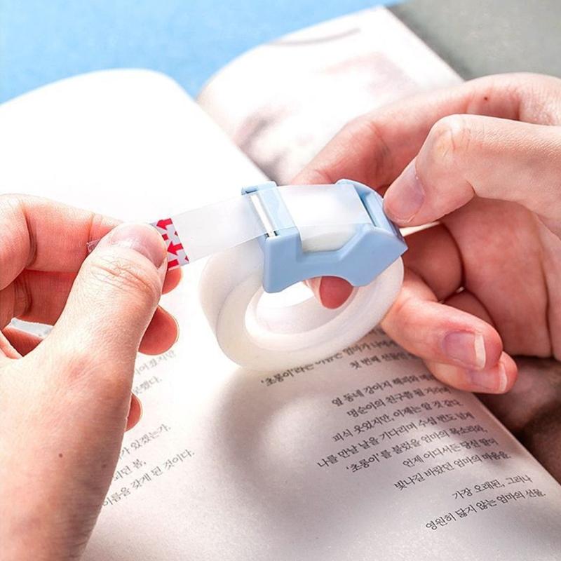 2Pcs Invisable Tape with Tape Dispenser Invisable Adhesive Tape with Tape Cutter for Scrapbooking Packaging