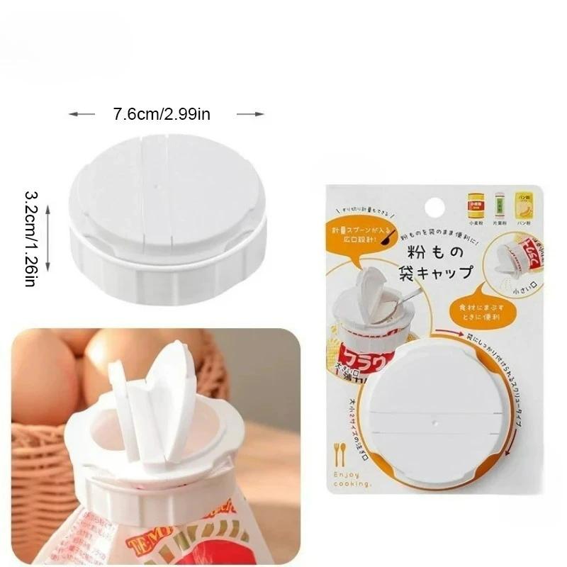 Food Bag Sealing Clips with Pour Spout Lightweight Storage Bag Clips for Snacks Preservation Easy Pouring Seal for Camping