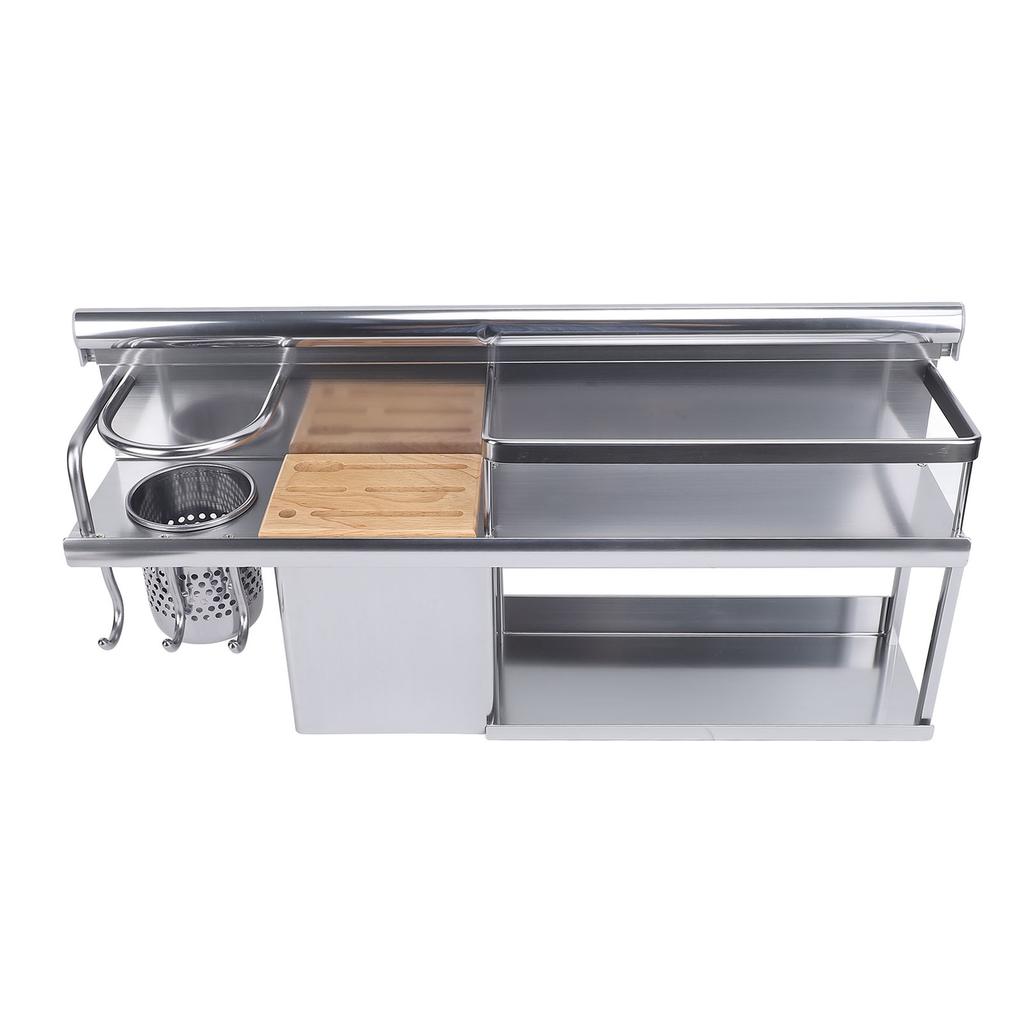Wall Mounted Kitchen Organizer Rack Aluminium Alloy Hanging Blade Holder Tool Storage Racks for