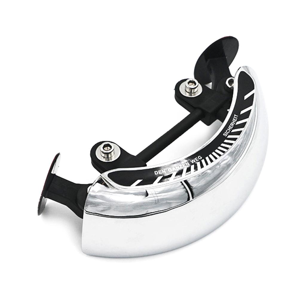 Motorrad Windschutzscheibe 180+ Grad Toter Winkel Spiegel Weitwinkel Rückspiegel Sicherheit Hilfs Rückspiegel