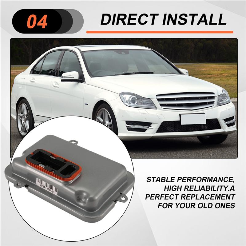 A2048700126 Xenon HID D1S D1R Headlight Ballast Module For C-Class W204 C200 C350 C180 C220 C250