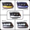 VLAND LED Headlight Assembly for Dodge Ram 1500/2500/3500 with Daytime Running Lights