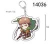 Attack on Titan Double-Sided Keychain - Levi, Mikasa & Eren Acrylic Pendant