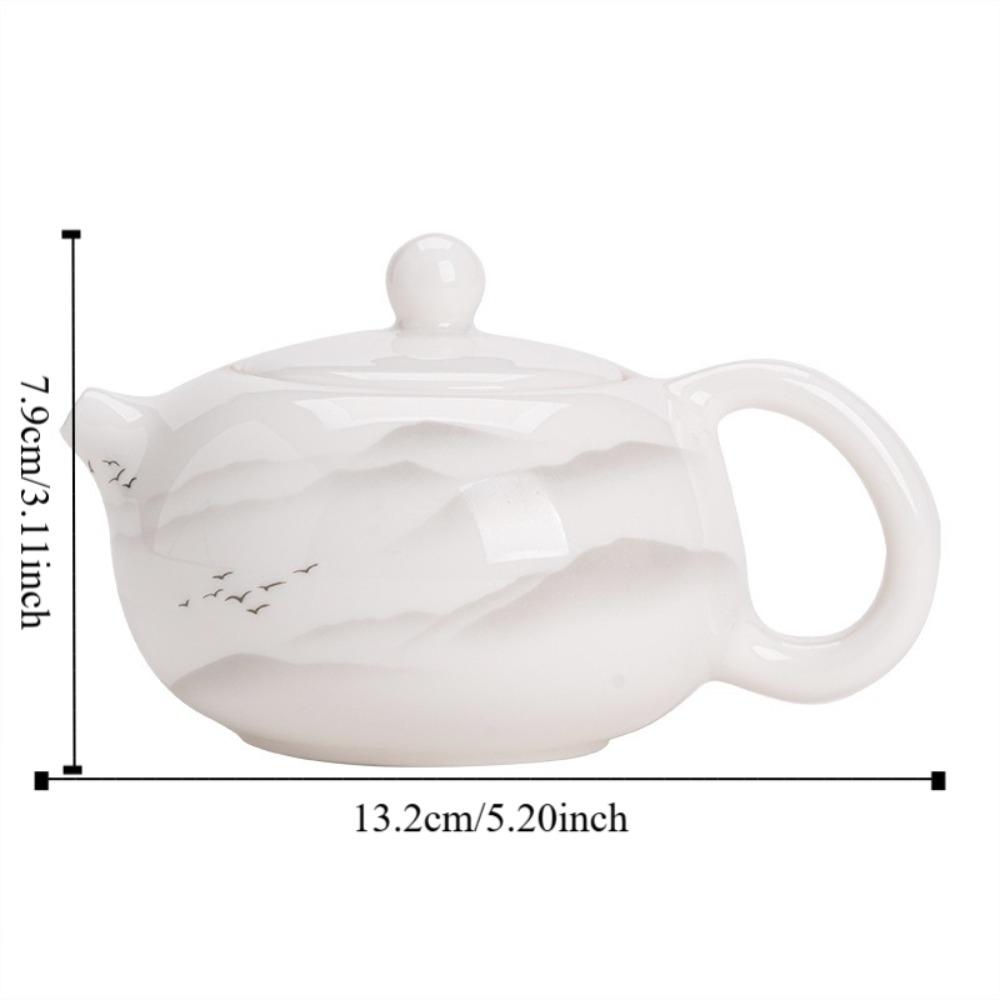 Light Luxury Tea Brewing Kettle High-grade Single Pot Kung Fu Tea Set Xishi Pot  Home