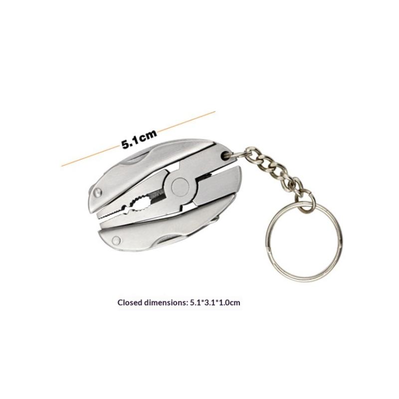 Multifunctional Keychain Pliers Portable Folding Pocket Tool For Outdoor Camping Hiking Survival Emergency Kit