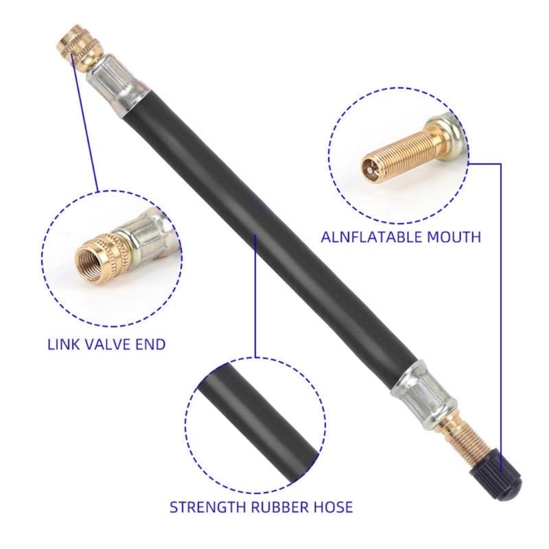 Universals Flexible Valves Stem Extenders Coppers Tyre Valves Extension Adaptors