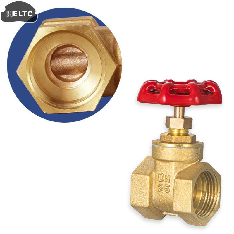 1/2" 3/4" 1" Internal thread brass gate Water Valve Switch Valve Female Thread Brass Gate Valve With Steel Handwheel Gate Valves