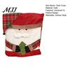 Decorative Chair Slipcovers for Hotels Christmas Dining Cover, Washable Seat Protector, Santa Snowman Covers Leisure Chairs Deer Slipcover Home