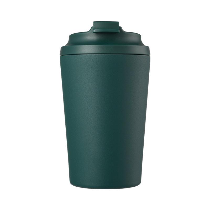 12oz Mehrfarbige Isolierte Edelstahl-Kaffeetasse mit Direkttrinkdeckel