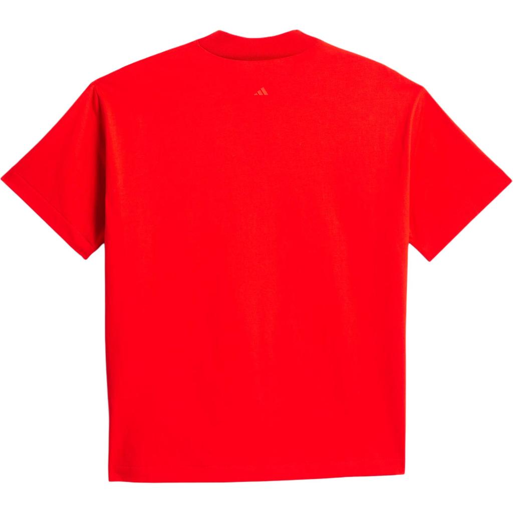 Adidas Basketball FW24 The 2025 Collection Chapter 01 Logo Design Comfortable Sports Short Sleeve T-Shirt Unisex Tops Red JE3763