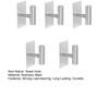 1/5Pcs Towel Hangers Storage Hooks Strong Load-bearing Simple Installation Self-Adhesive Wall Mount Hanging Hooks