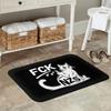 F-Fck-S N-Nzs-S Statement Mit Stolzer Katze Rutschfeste Fußmatte Bodenmatte Teppich Teppich für Küchentür Eingang Haus Schlafzimmer Fußmatte Matten