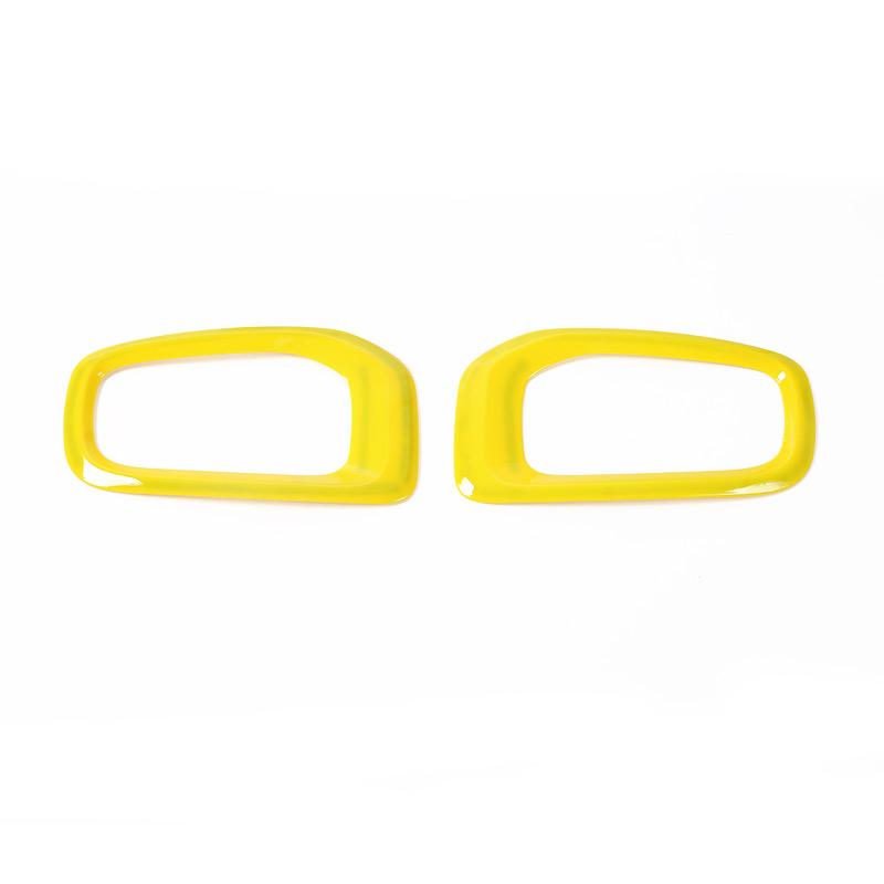 SHINEKA Außenzubehör für Jeep Renegade, ABS-Auto-Front-Nebelscheinwerfer-Lampen-Dekorationsabdeckungsaufkleber für Jeep Renegade