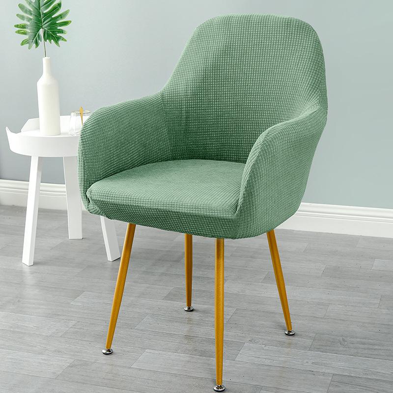 Nordic High Armrest Waterproof Elastic Chair Cover - One-Piece Fabric for Home, Hotel & Restaurant.