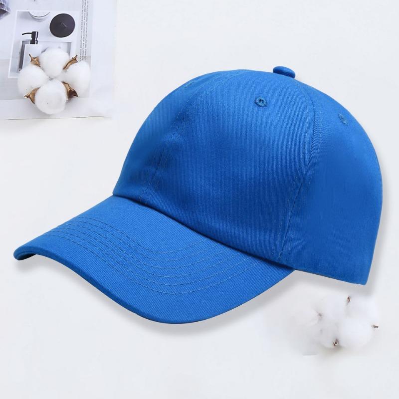 Soft top baseball hat Versatile sunscreen women's and men's caps Small batch printing embroidery