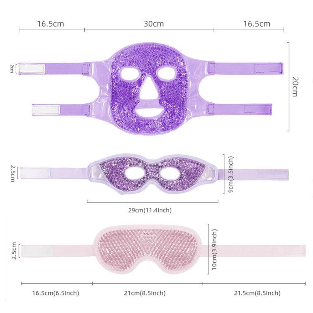 Cold Hot Compress Cooling Massager Ice Gel Face Mask Cooling Sleep Mask Gel Ice Mask Facial Mask