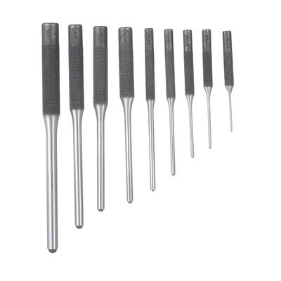 9 Parça Rulo Pimi Delme Seti Çelik Zımbalar El Pimi Çıkarma Aracı Kuyumcular için Taşıma Çantası ile