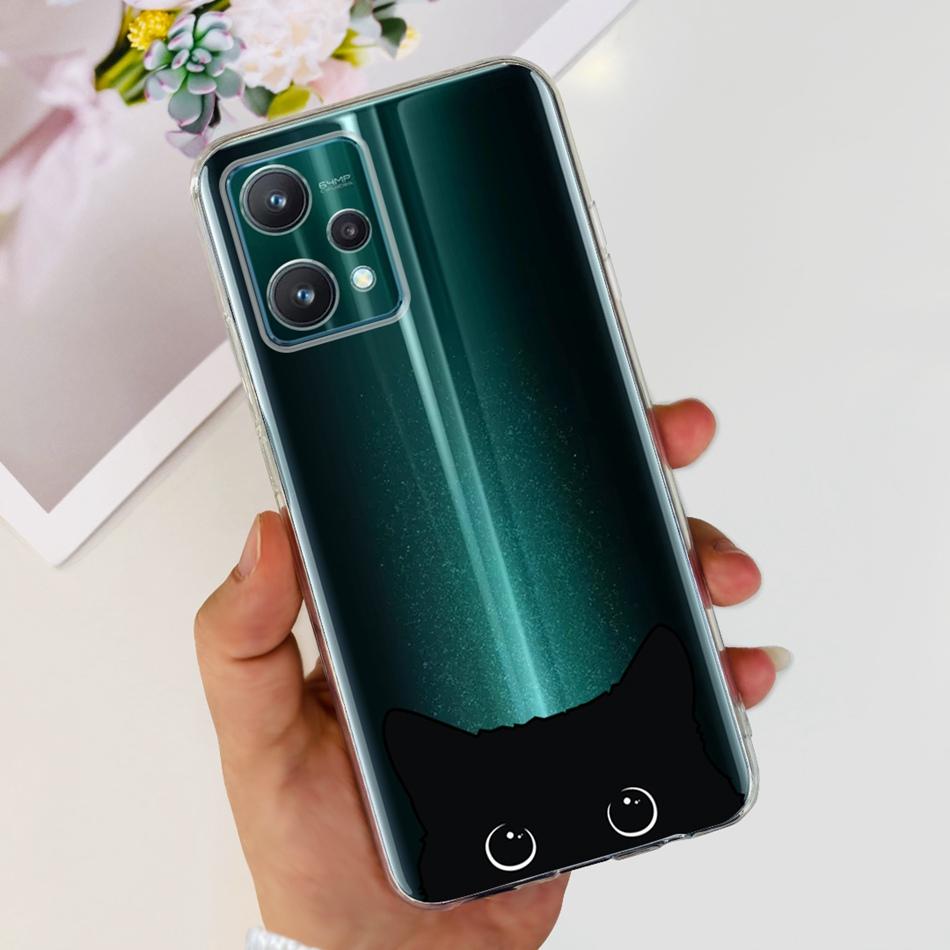 For Realme 9 Pro 5G Phone Case Realme 9Pro RMX3471 RMX3472 Elegant Printing Soft Silicone TPU Back Cover