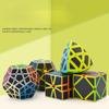 Lefang 3x3 Magic Cube Carbon Fiber Series Pyramid Mirror Skewb Speed Cube Puzzle Toys For Children