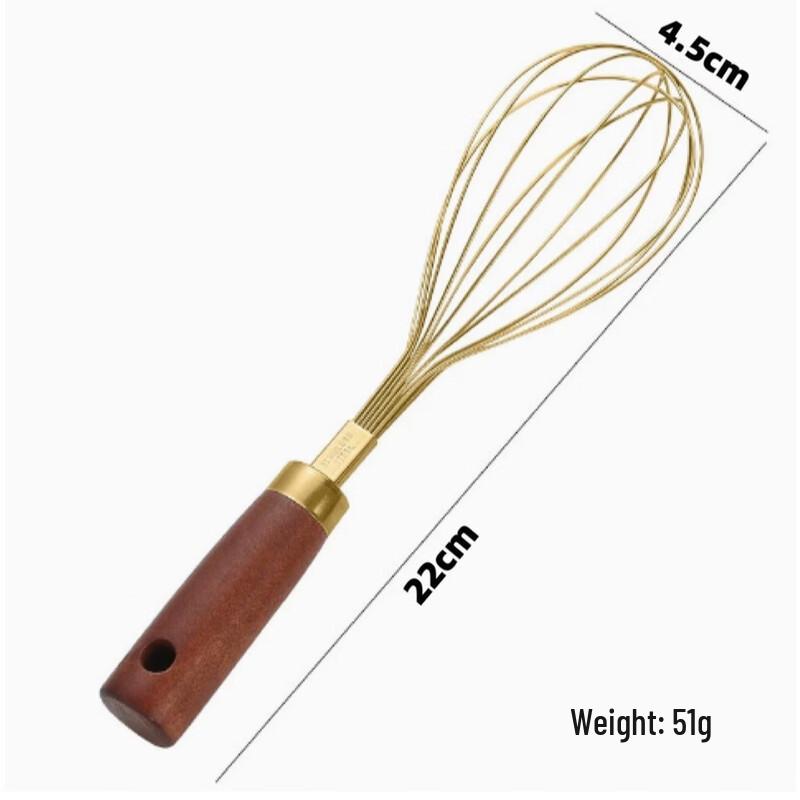 Wooden Handle Household Whisk Set
