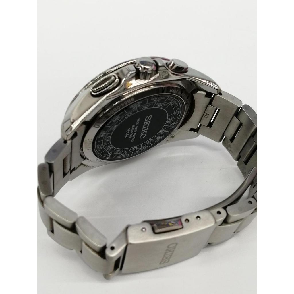 Used SEIKO 8B54-0BB0 Solar Watch