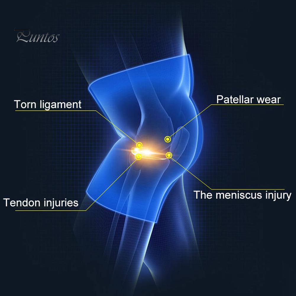 

Puntos sport 1 шт. унисекс дышащий компрессионный наколенник поддерживающий рукав обертывание