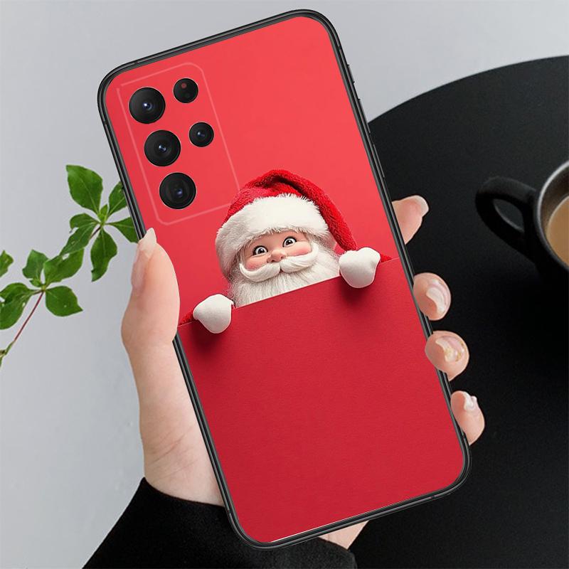 

Phone Case For Samsung A55 A16 A56 A36 A35 A15 A53 A54 A33 A34 A25 A05S A52 A52S A14 A24 A26 A71 Santa Christmas Tree A16 5G