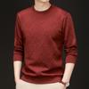 Spring and Autumn Men's Sweater Premium Sense Long Sleeve Jacquard Bottom Shirt