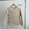 Autumn and Winter Down Jackets Women's Light and Thin Round Neck Liners Can Be Stacked with White Duck Down Short Coats