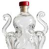 Oktopus Whiskey Flasche, Lustiger 3D Glas Tier Karaffe, 320ml Einzigartiger Alkohol Spender für Hausbar Dekoration, Neuheits Geschenk für Männer Papa Ehemann