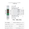 Din Rail Smart LED Digital DC11V-310V Direct Current Voltage Meter Numeric Display Voltage Gauge for Electronics