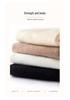 Women's Cashmere Sleeveless Vest - Autumn/Winter, Half-High Collar, Solid Color, Seamless Knit Pullover
