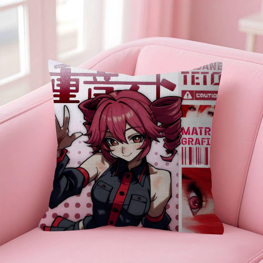 Cute KKasane singer TTetos   Cushion Cover Decorative Pillow Sofa Home Decor case pillow cases