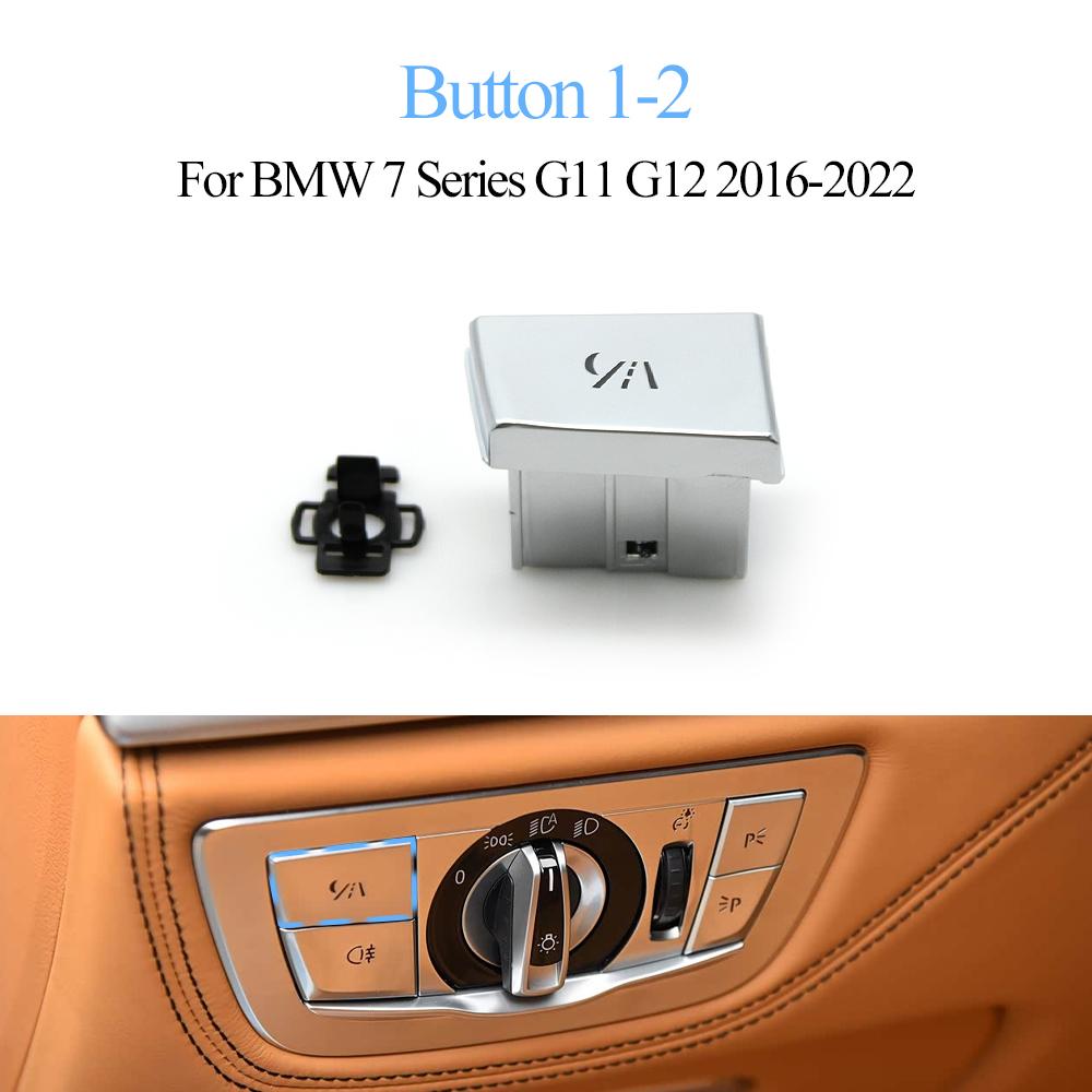 G11 G12 Panel Osłony Pokrętła Przełącznika Obrotowego Deski Rozdzielczej Lampki Samochodowej Dla BMW Serii 7 2016-2022 61319472978