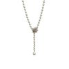 Elegant Adjustable Pearl Necklace - Versatile Light Luxury Jewelry for Women, Perfect for Autumn and Winter Sweaters.