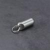 Titanium Alloy Waterproof Portable Pill Bottle - Small Sealed Outdoor Medicine Capsule Box