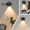 Motion Sensor Night Light Dimmable 3 Light Modes Auto On/Off Rechargeable Simple Installation Wireless Magnetic Wall Light