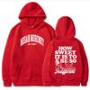 Wie schön es ist, so Hoodies Megan Moroney Am I Okay Drucken Sweatshirts Sudaderas Hombre Winter Warm Kapuzenpullover Männer