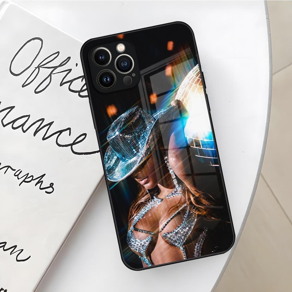 Singer Beyonce Phone Case for Iphone 17 16 Air 15 14 12 11 13 Pro Max Mini X Xr Xs Se Puls glass Cover