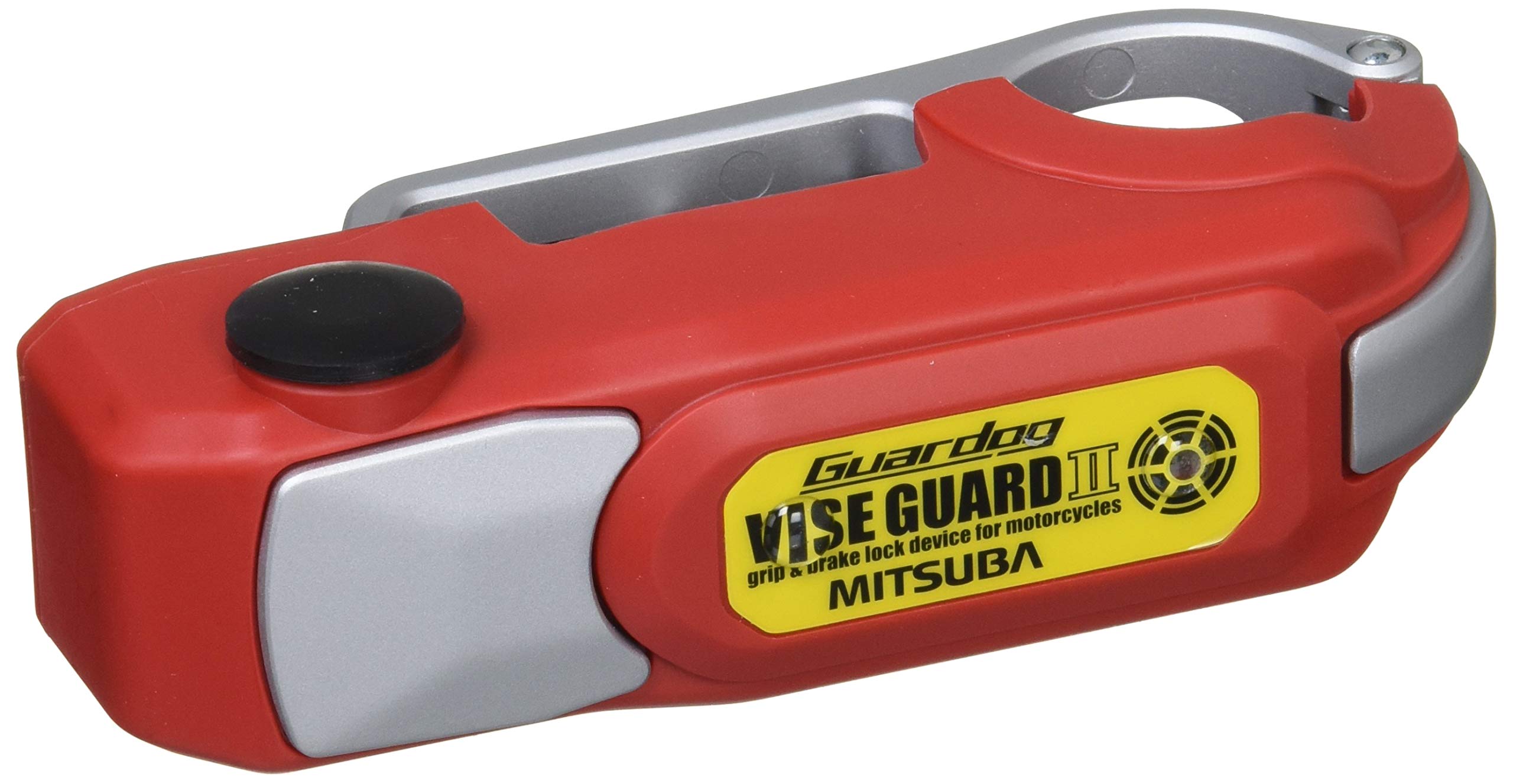 

MITSUBA GuardDog Vice Guard II Throttle Lock for 110dB Tilt LED Warning Orange Motorcycles, Alarm, Sensor, Light, High-Strength Body, Portable,