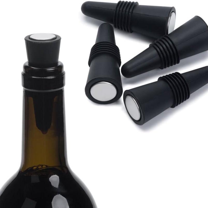 1 Pcs for Champagne Drinks Reusable Cork Replacement Silicone Wine Bottle Cap Air Tight Leak Proof Stoppers