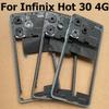 Pentru Infinix Hot 30 4G Cadru Intermediar Rama Frontală Carcasă Spate LCD Suport Placă Spate Șasiu X6831