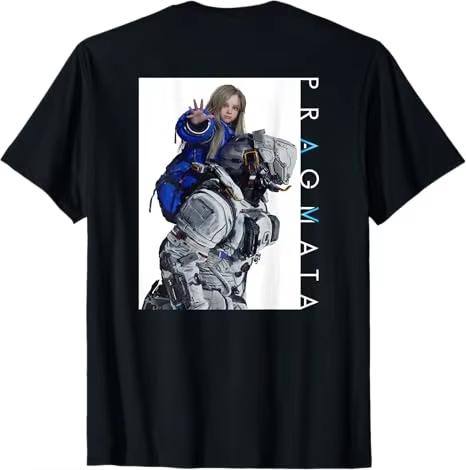 PRAGMATA Action Adventure Game TShirt Diana Graphics Cotton Top Harajuku Shirt Unisexs Clothing Womens Summer New T Shirt