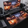 Japanese Street Mouse Pad Anime Large Office Gaming MousePad HD Anti-Slip Rubber Deskmat XXL Gamer Computer Accessories Desk Mat