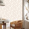 White and Cream Flowers Wallpaper, Subtle Detail for Living Room and Bedroom 50x1000