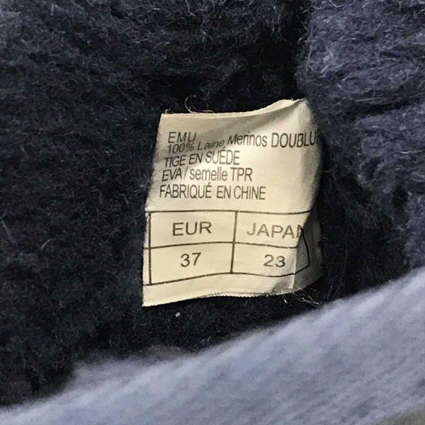 EMU Schaffellstiefel Marineblau 23.0cm(GEBRAUCHT)