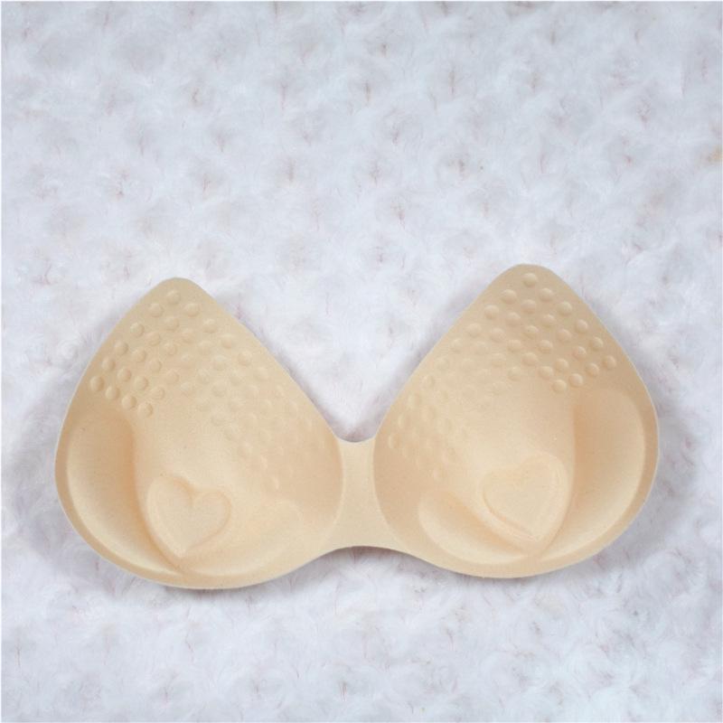 Plus Size Thickened Palm-Shaped Push-Up Heart Bandeau Bra with Padded Sponge Inserts